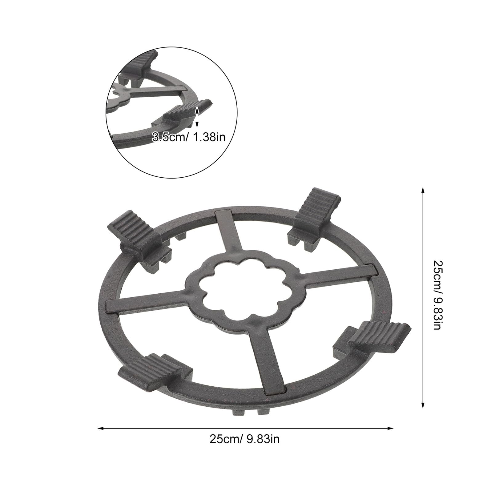 Soporte para Wok Soporte para Quemador De Estufa Parrilla para Estufa De Gas