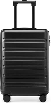 NINETYGO Carry On Luggage 22x14x9 Airline Approved, 20 Inch Luggage with Smooth Double Spinner Wheels, Hard Shell PC+ABS Suitcase Carry-On, Lightweight Travel Luggage, TSA Approved Black, Andes