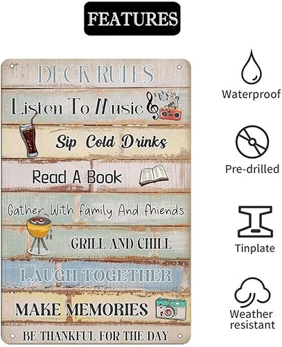 Miniatura 10 de Letrero de metal vintage con texto en inglés "Thank You Delivery Driver", divertido letrero de lata de regalo para el hogar, puerta delantera,