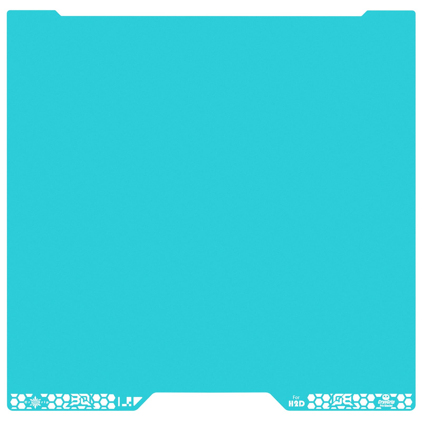 BIQU CryoGrip Pro Glacier Build Plate for Bambu-Lab H2D H2S 3D Printers, Low Temperature Printing, Double-Sided Spring Steel Sheet, Print Area 350x325mm, 1 Piece