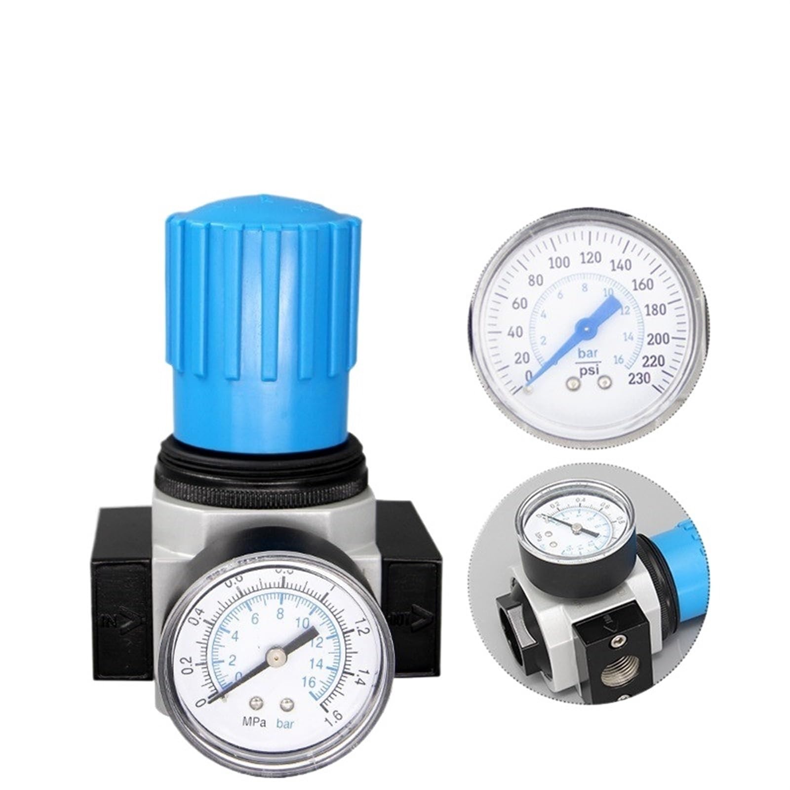 Válvula reguladora de alta presión for bomba aire LR compresor alivio neumática precisión(LR-MIDI-02)