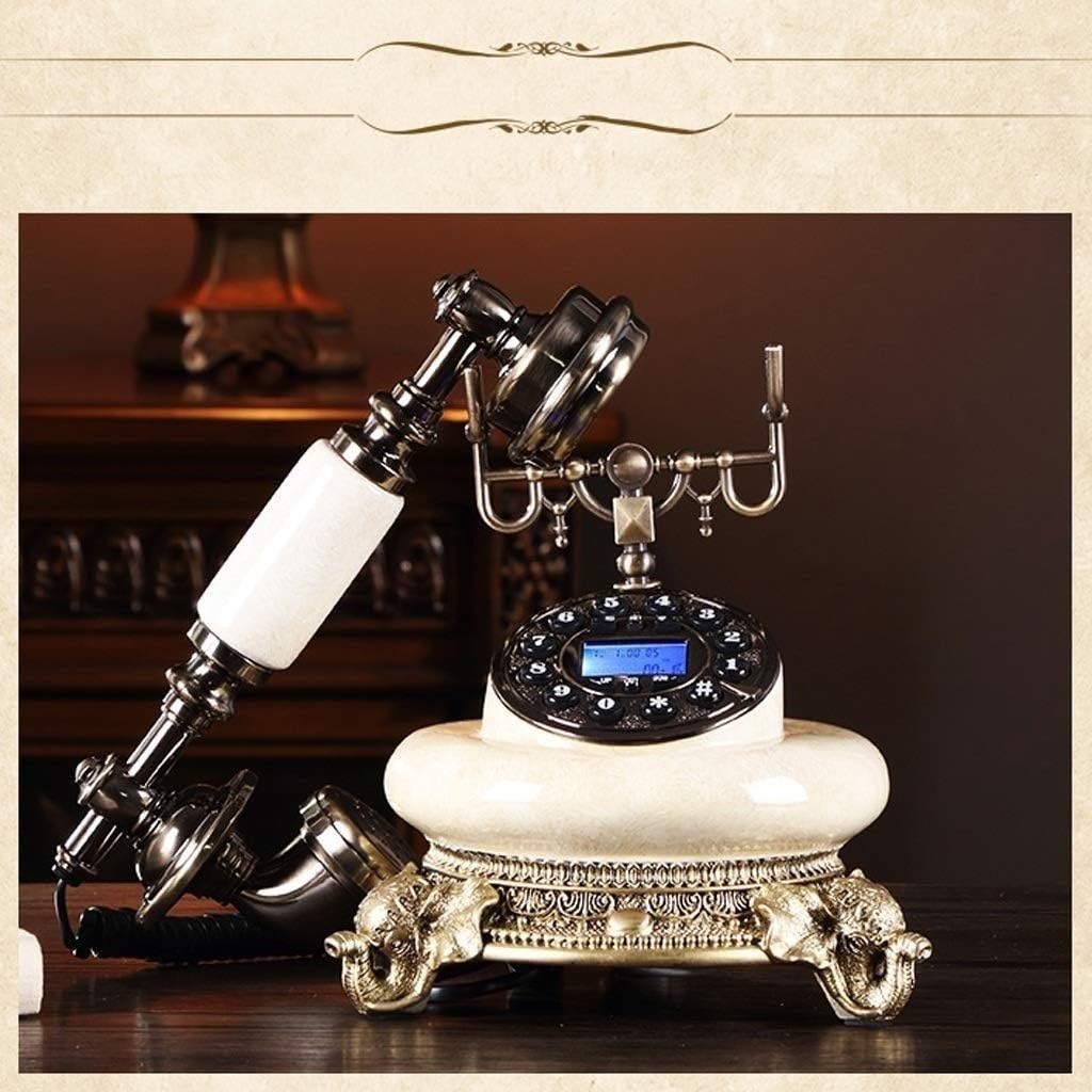 Telephone Antique Fixed Telephone High-end Luxury Home Retro Wired Landline Telephone for Home Hotel Home Decoration