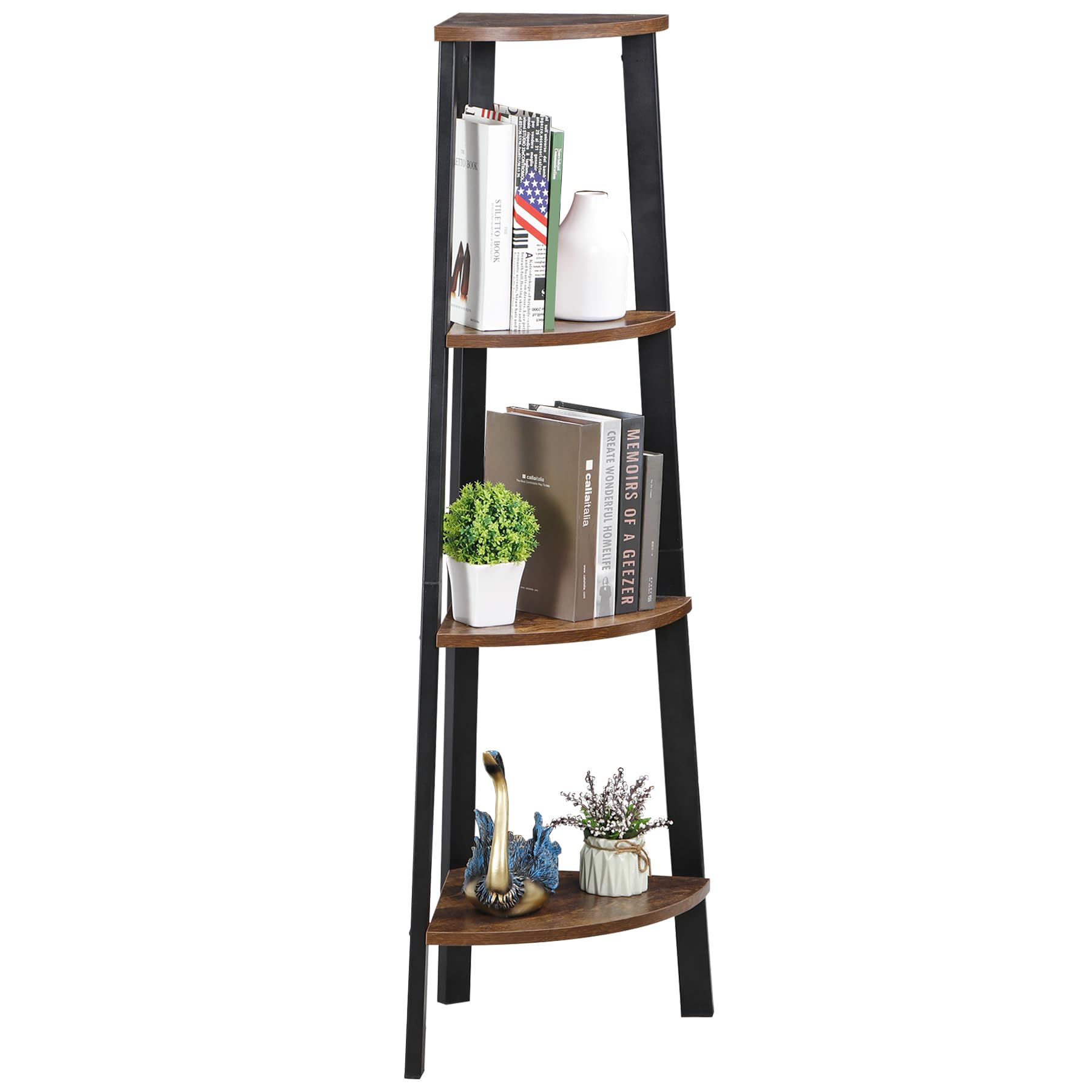 Amazon｜BBBuy コーナーラック コーナーシェルフ コーナー棚 4段