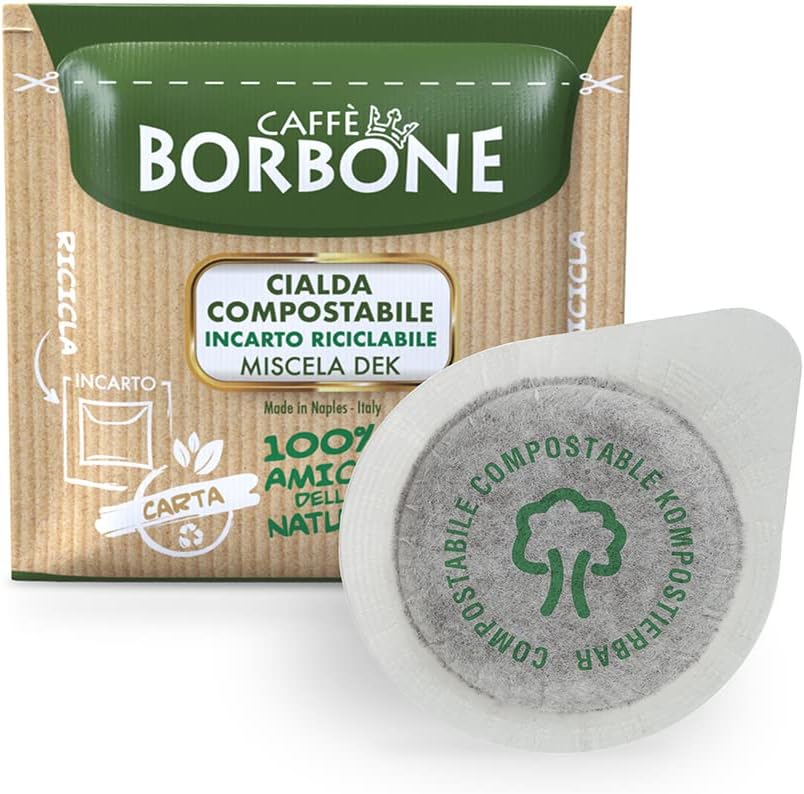 Caffe Borbone ESE Coffee Pods - Miscela Verde/Dek (Decaf) - 150 Count