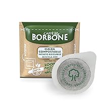 CAFFÈ BORBONE Cialda Compostabile, Miscela Decaffeinata – 50 Cialde – Sistema ESE