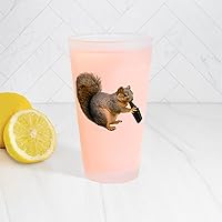 Vista 3 de CafePress Vaso de cerveza de ardilla, 16 oz. Vaso para beber