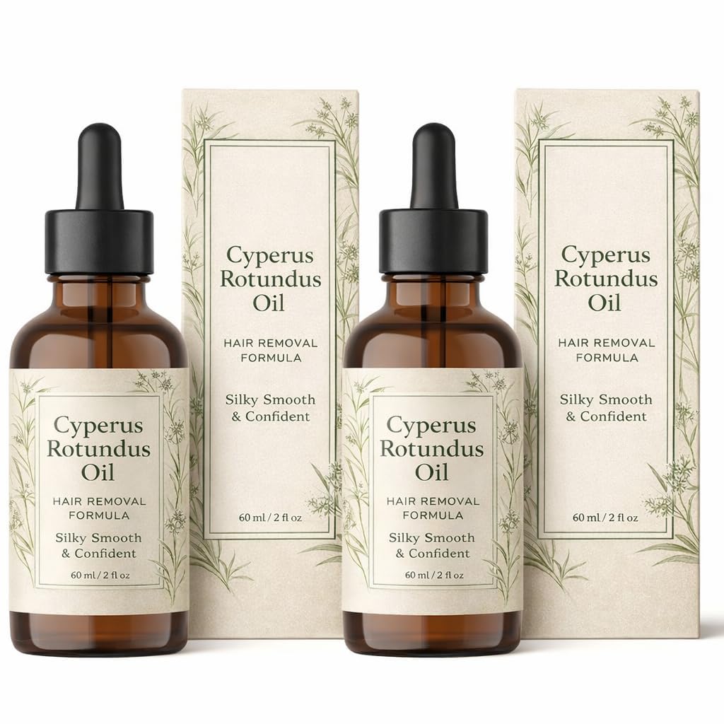 GLOWISH Cyperus Rotundus Hair Removal Oil for Smooth Skin, Men and Women, 30 ml, Pack of 2-picture-10