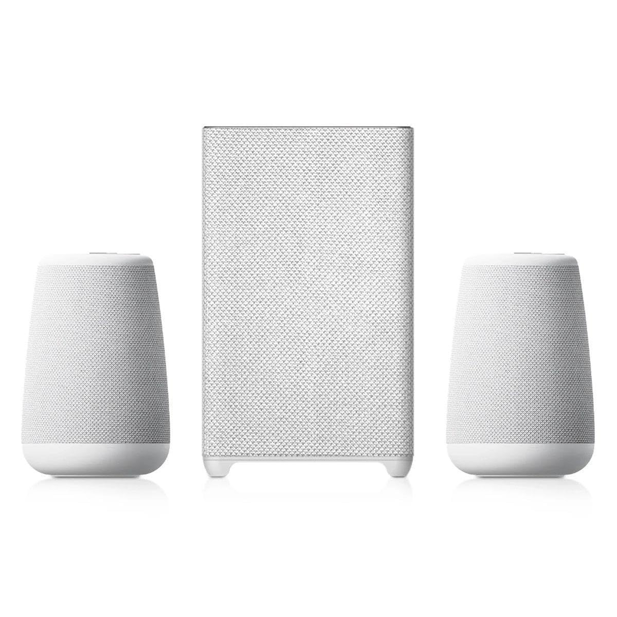 Nonic Homatics Sound & Sound 2.1 TWS Altoparlante Bluetooth con Dolby Audio | 2 altoparlanti da 15 W con subwoofer da 40 W | True Wireless Stereo Sound & 360 gradi | Compatibilità universale