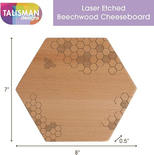 Miniatura 3 de Talisman Designs - Espátula (madera de haya), Honey Bee Collection
