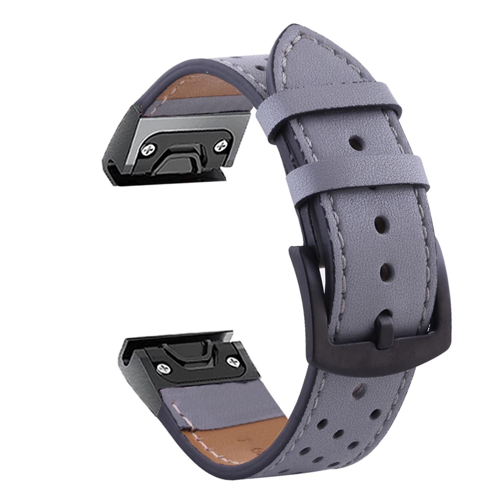 Bracelet montre 22mm Garmin Fenix 5 cuir dégagement rapide