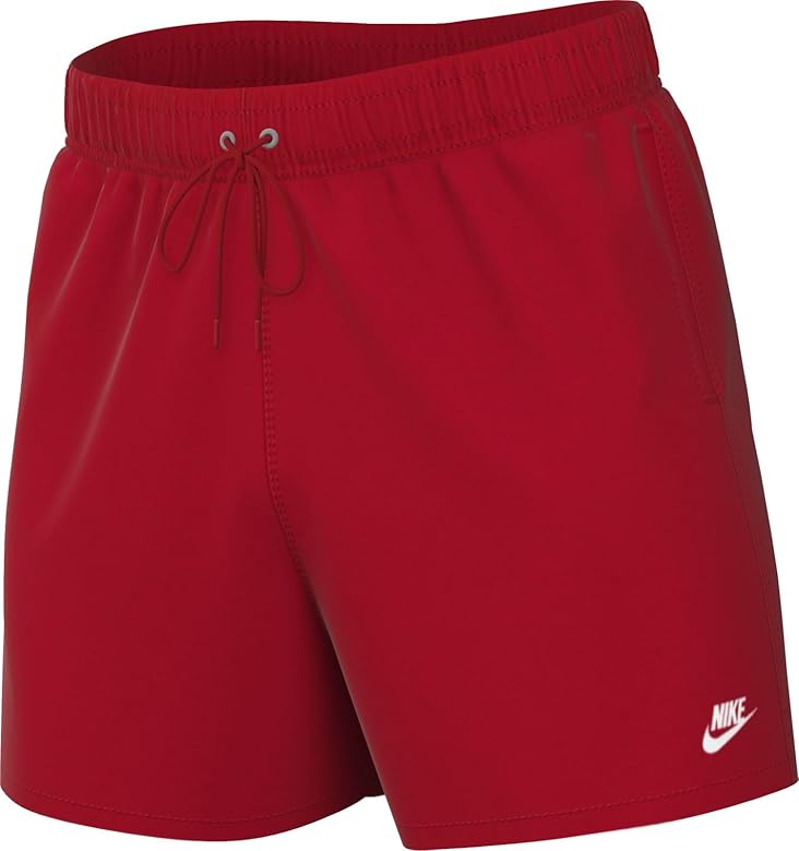 short nike hombre rojo