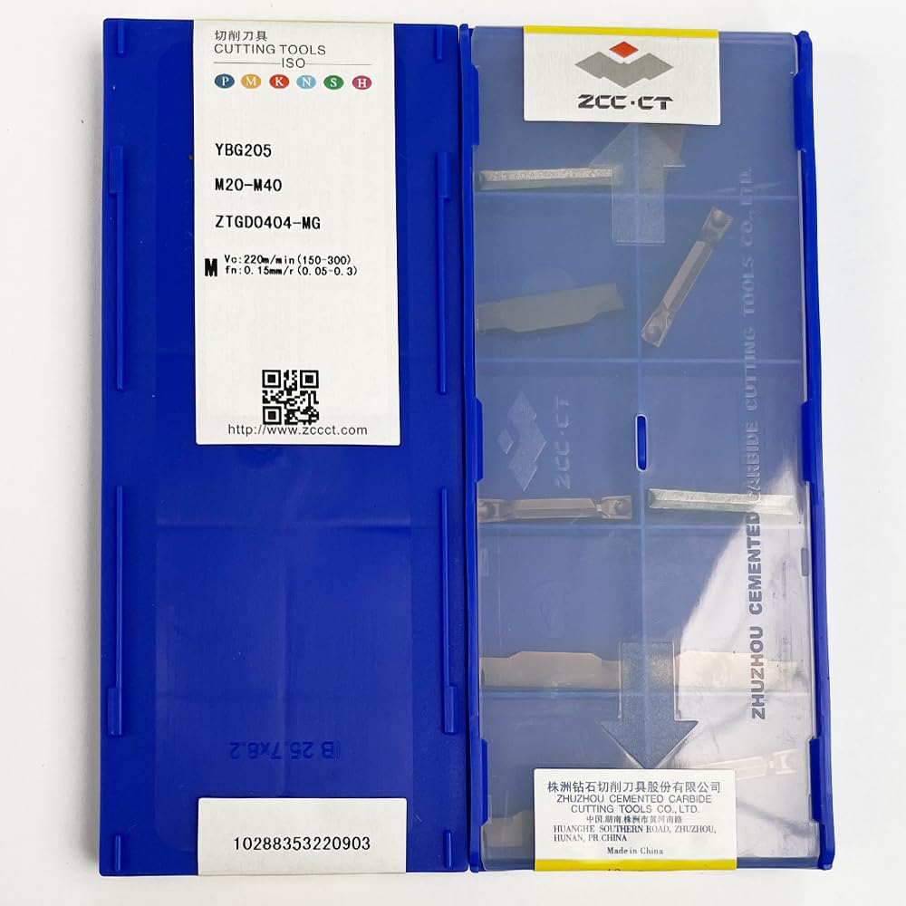 ZTGD0404-MG YBG205 CCMT CNC Turning Insert Tough and Wear-Resistant