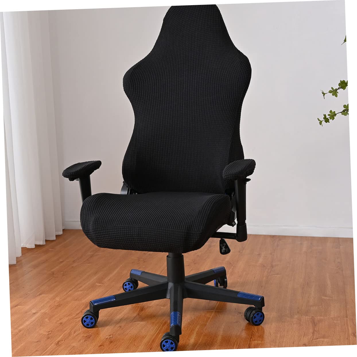 Housse de Protection pour Chaise Gaming, Lot 1, Polaire Noire
