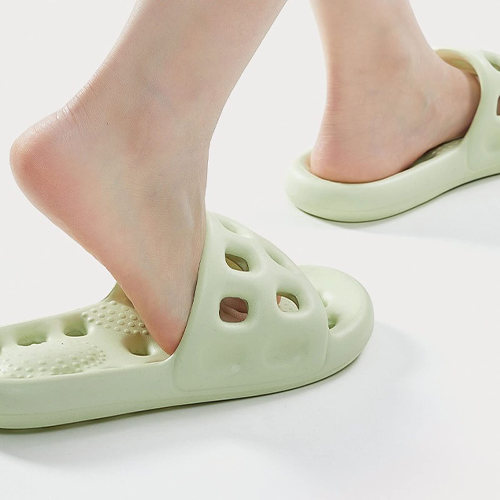 MMRTDJDR Sandalias para Hombre, Zapatillas para el hogar, Zapatos de Masaje, Chanclas Planas Antideslizantes para baño, Sandalias para Mujer, Chanclas de Verano para Hombre