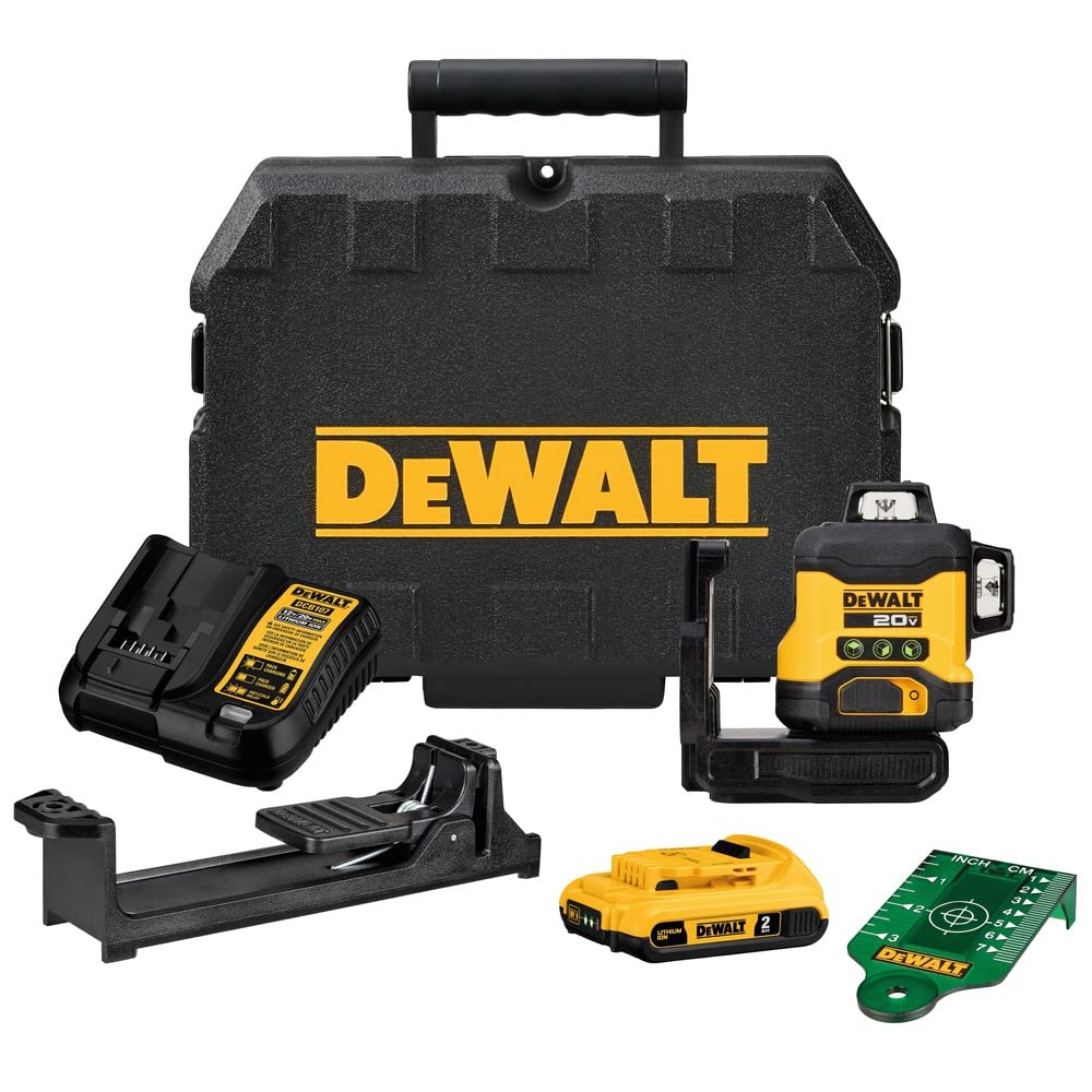 DEWALT 20V 3x360 Line Laser Kit (DCLE34031D1) Laser Level Kit