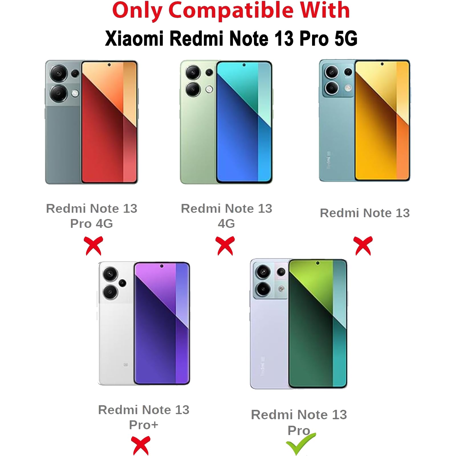 Yoedge 3 Pezzi Cover per Xiaomi Redmi Note 13 Pro 5G/Poco X6 5G 6,67, Ultra Sottile Leggero Morbida Silicone TPU Custodia Antiurto Antigraffio Protettiva Case con Stampa Leopardata Disegni per Donne