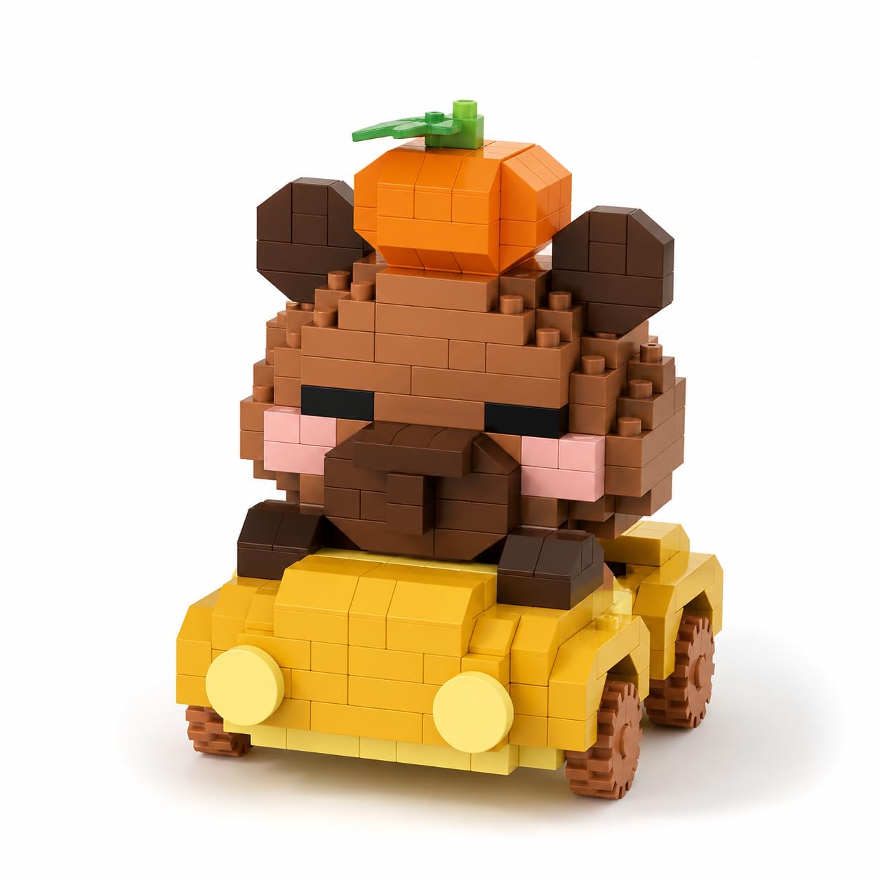 piercing 1-Set Mini Building Blocks, Capybara Model Kit for Desktop Display-image-25