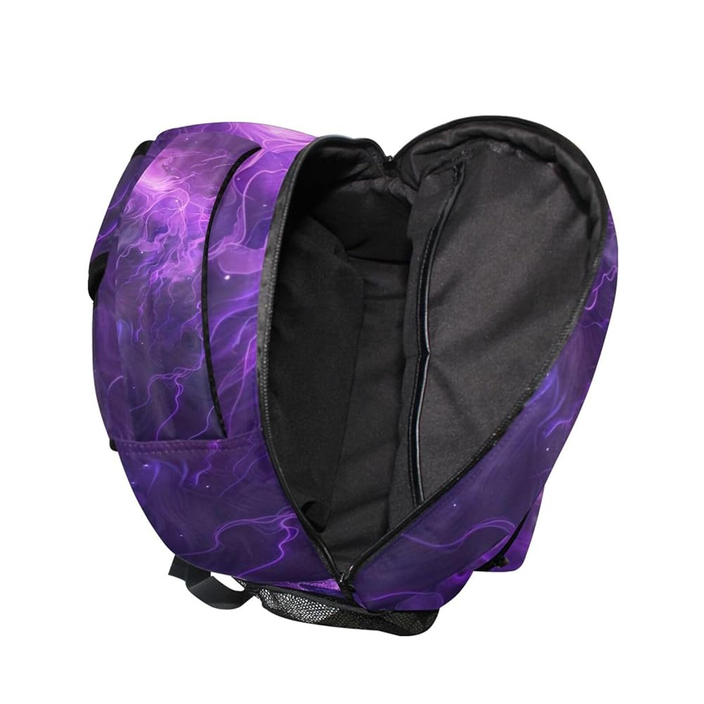 Amazon.com | UMIRIKO Neon Glowing Purple Flame Wolf Anima