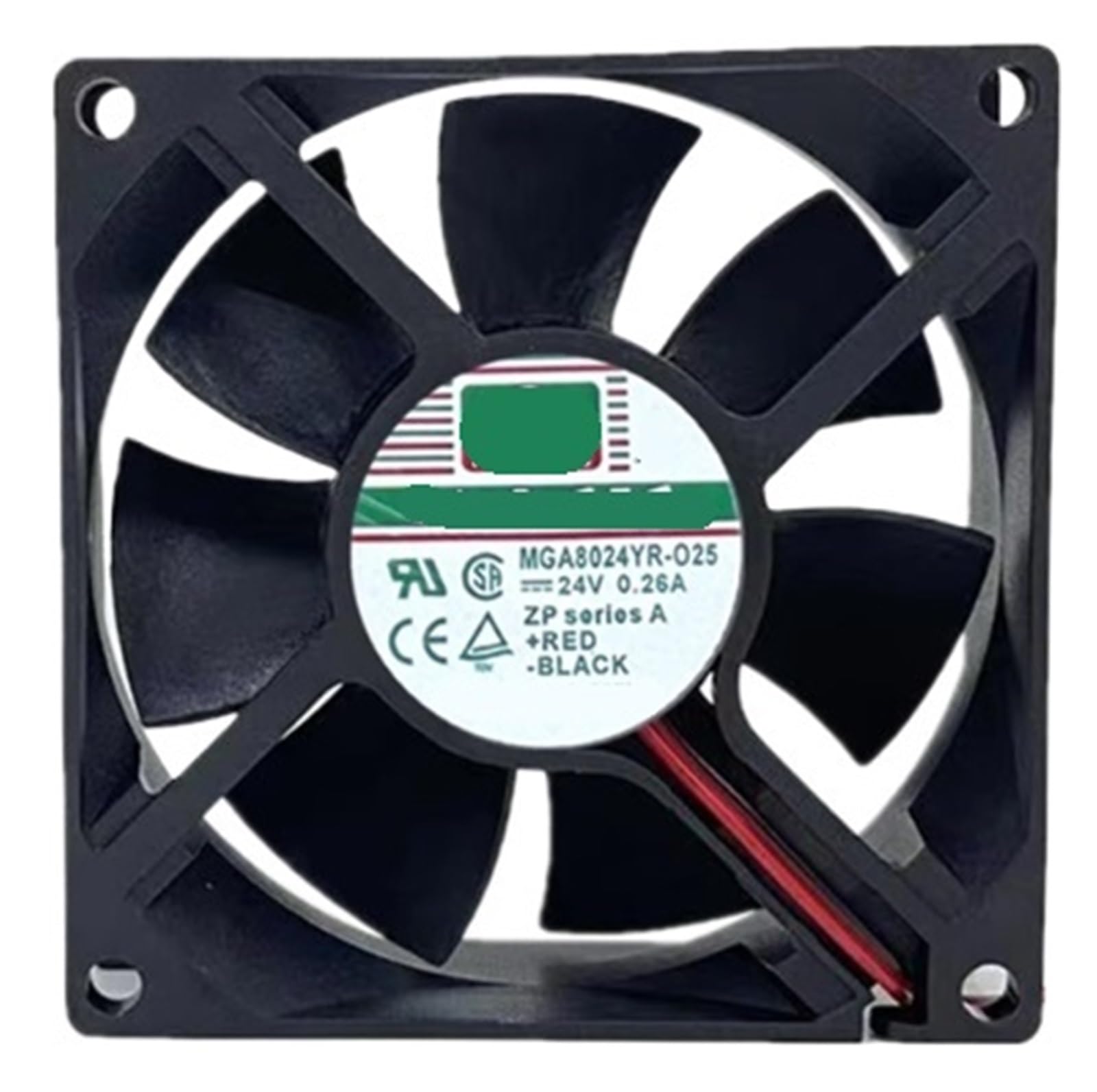 LZIKKGKI MGA8024YR-025 24V 0.26A 8CM Inverter Cooling Fan