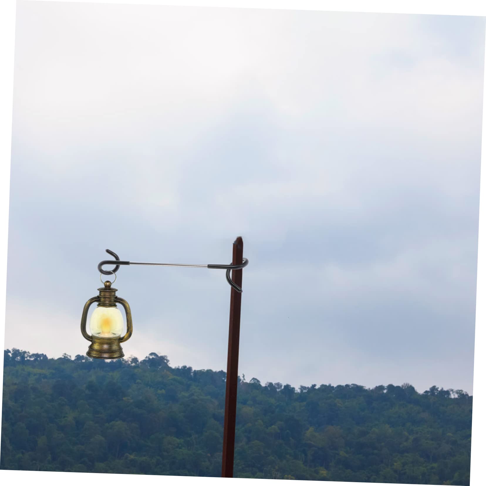 Hemoton 2pcs Portable Camping Light Outdoor Lantern Hooks Multi-Function Tent Lamp Holder
