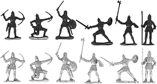 ADOCARN 60Pcs Sand Table Toys Sand Table Soldier Middle Ages Soilder Toy Soldier Medieval Soldier Medieval