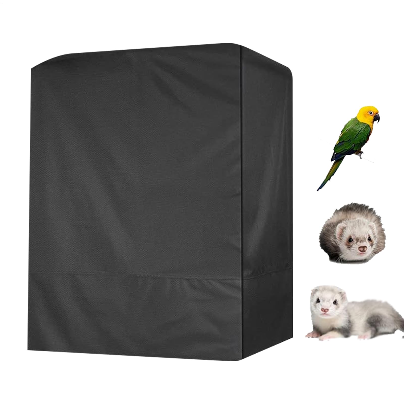 Oxford Cloth Night Bird Cage Covers, Adjustable Cage Covers Pet Birds, Bird Cages Blackout Cover, Sun Protection Blackout Breathable Lightweight Washable Dust Proof Hood, For Brids And Pet