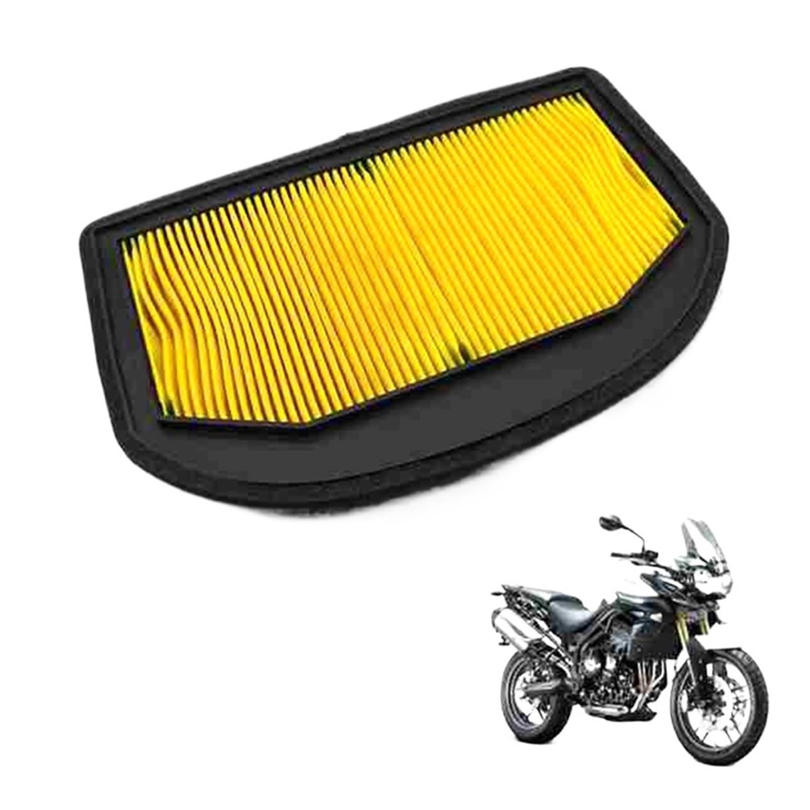 Gasolina Filtro Limpiador De Filtro De Admisión De Aire para Motocicleta, Filtro De Aire De Gasa De Algodón para T&riump&h 1200 Explorer 2012-2019, Motocicleta