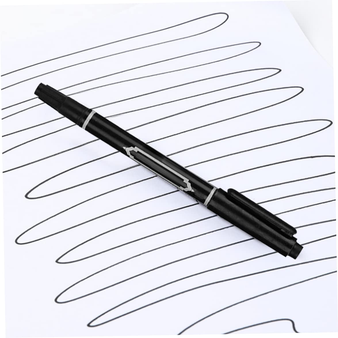 Marqueurs de tatouage temporaires pour la peau, pochoirs de tatouage 3 pcs pour enfants et adultes, stylo à poitrine fin à l'encre double tatouage de tatouage