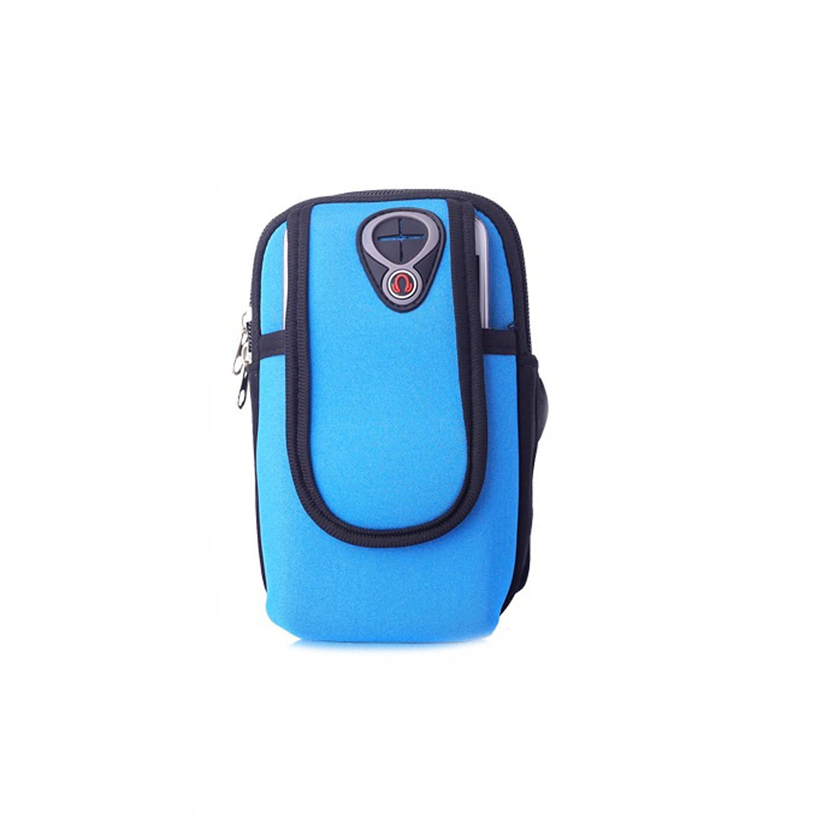 VIZCO Mens Cross Body Bag Sports Running Armband Bag Case Cover Running Armband Universal Waterproof Sport Cell Phone Holder Outdoor Sport Phone Arm Bag (Color : Hortel�)-image-41