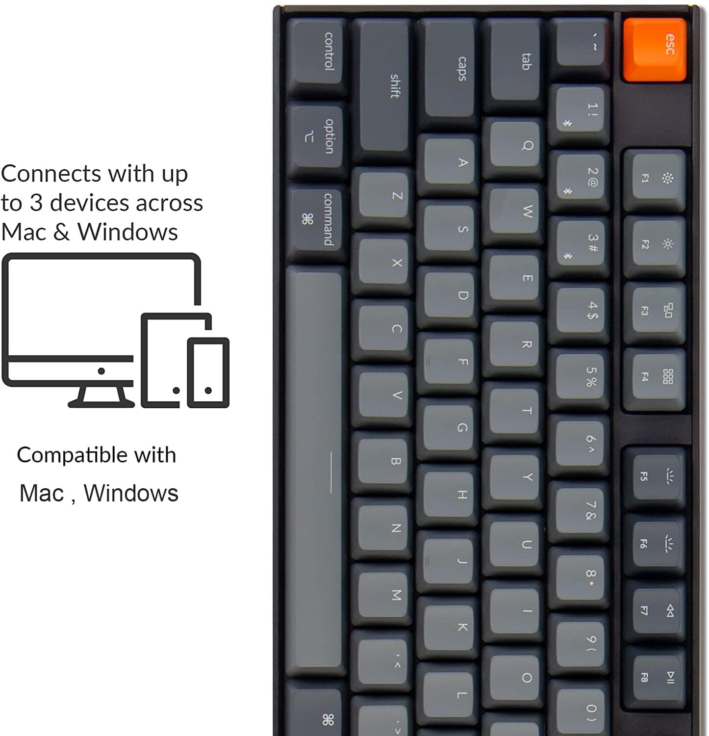 Amazon.com: Keychron K10 Wireless Mechanical Gaming Keyboard, Hot