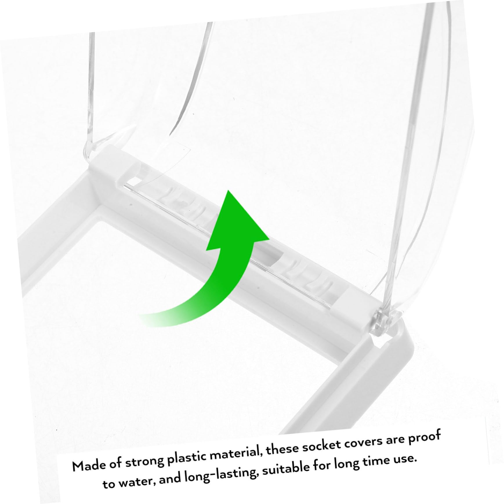 Outanaya 4pcs Home Socket Cover Weatherproof in-use Electrical Outlet Cover Wall Cover Wall Outlet Cover Plastic