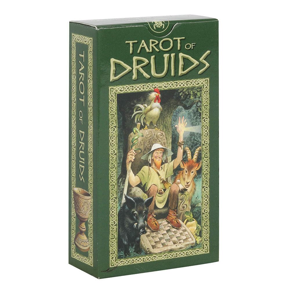 Multicolor Tarot of Druids - 12.5cm x 7cm (78 Card Deck) - Vibrant, Celtic-Inspired Deck - Great for Spirit-Themed Party