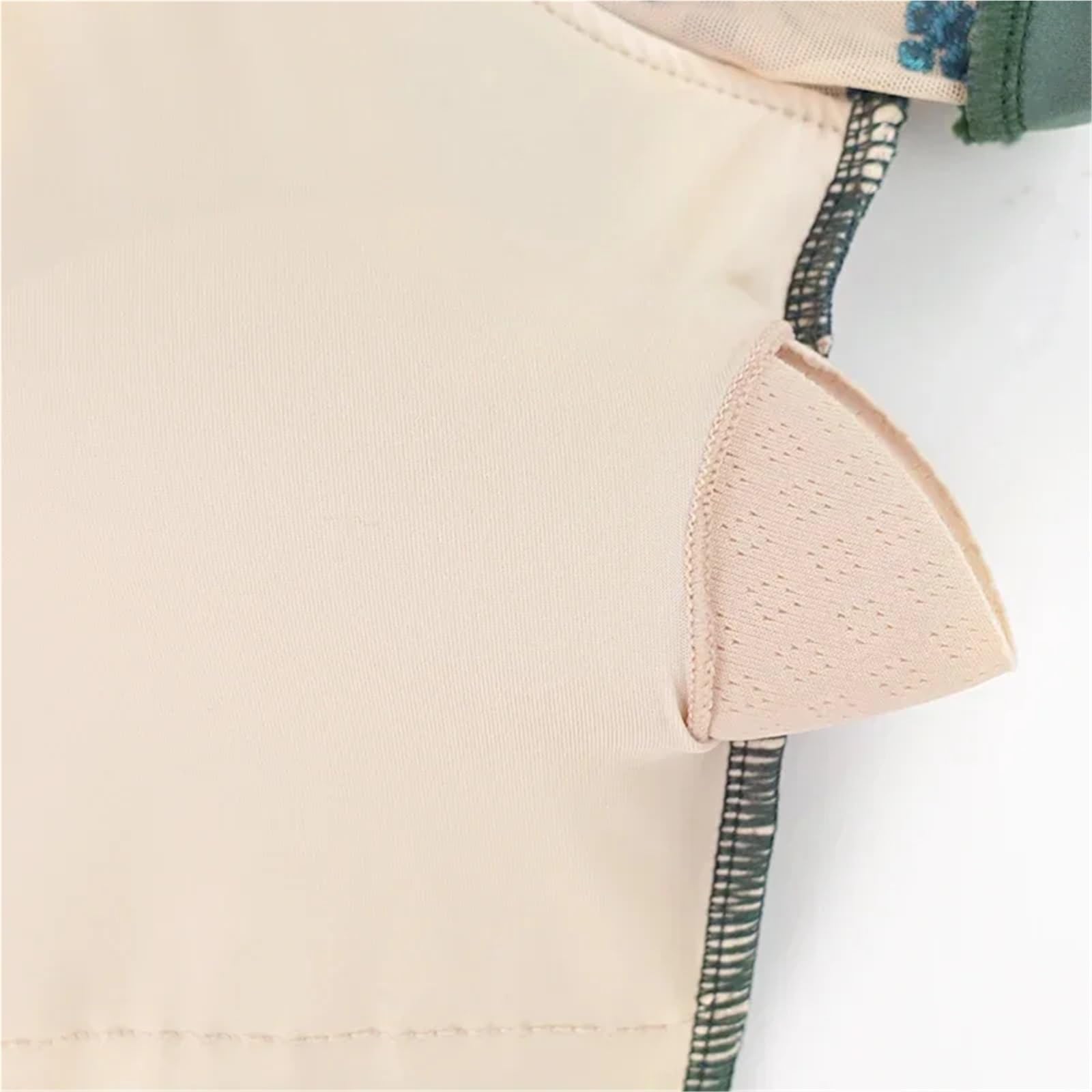 Ballett-Trikot Tanztrikots for Damen, besticktes Mesh-Trikot, Stehkragen mit versteckter Schnalle, Tanzbekleidung for Mädchen in V-Form