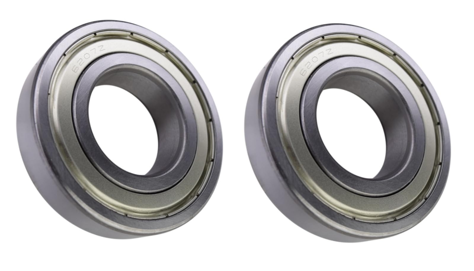 (2 Each) 6207-ZZ, 6207-2Z, 207SS Shielded Radial Ball Bearing 35X72X17 by SpinCo