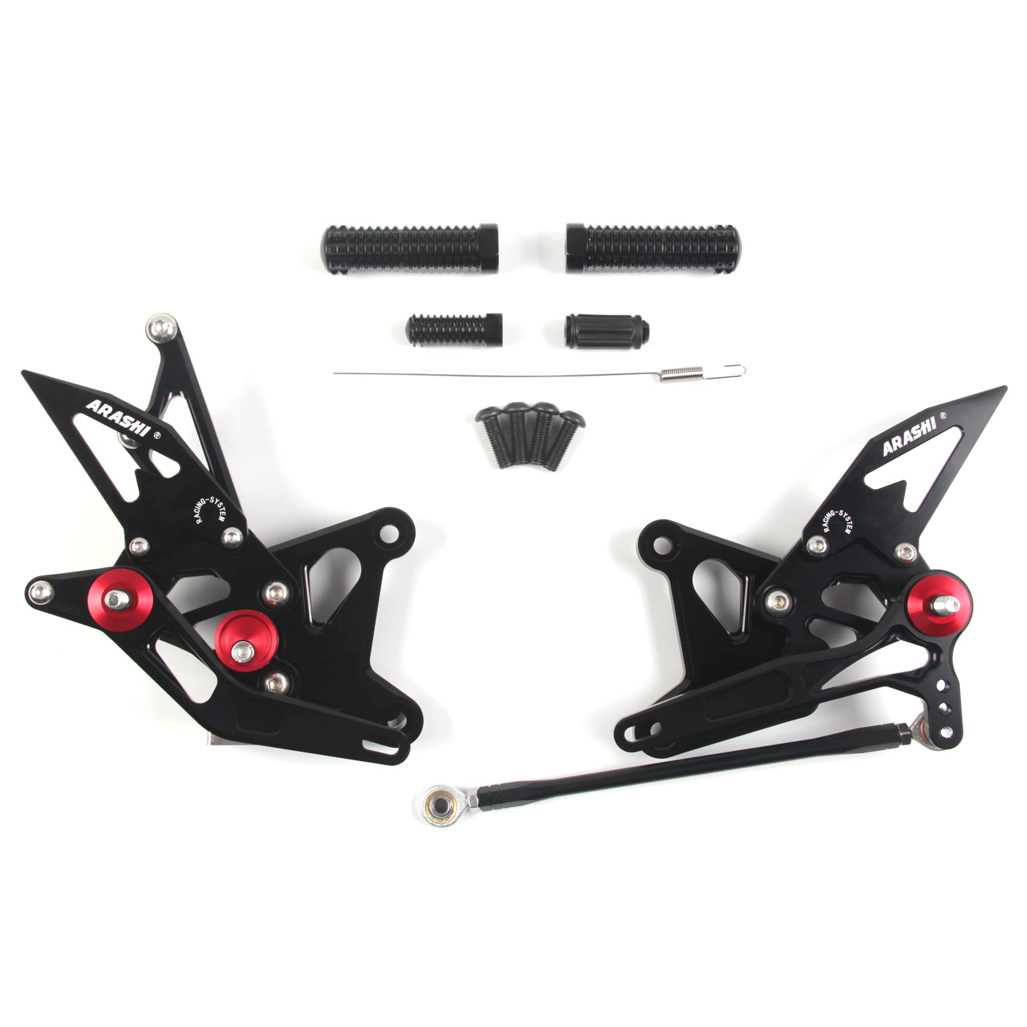 Arashi(Version 2.0) Adjustable Rearsets for KAWASAKI NINJA ZX6R