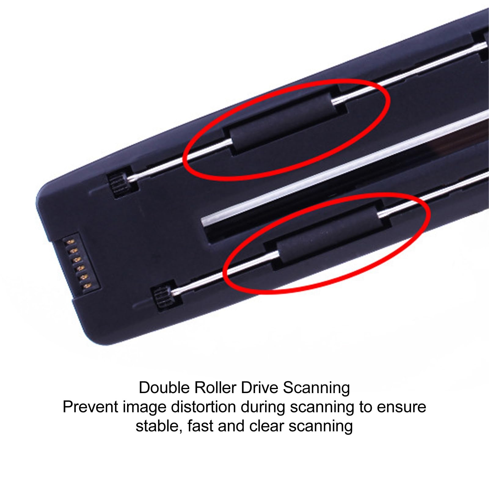 Mobiler Fotoscanner mit 1050 DPI für A4-Dokumente Im JPG-PDF-Format, Tragbarer Dokumentenscanner, USB-Handbildscanner für Zuhause und Büro, Unternehmen, Fotos, Bilder,
