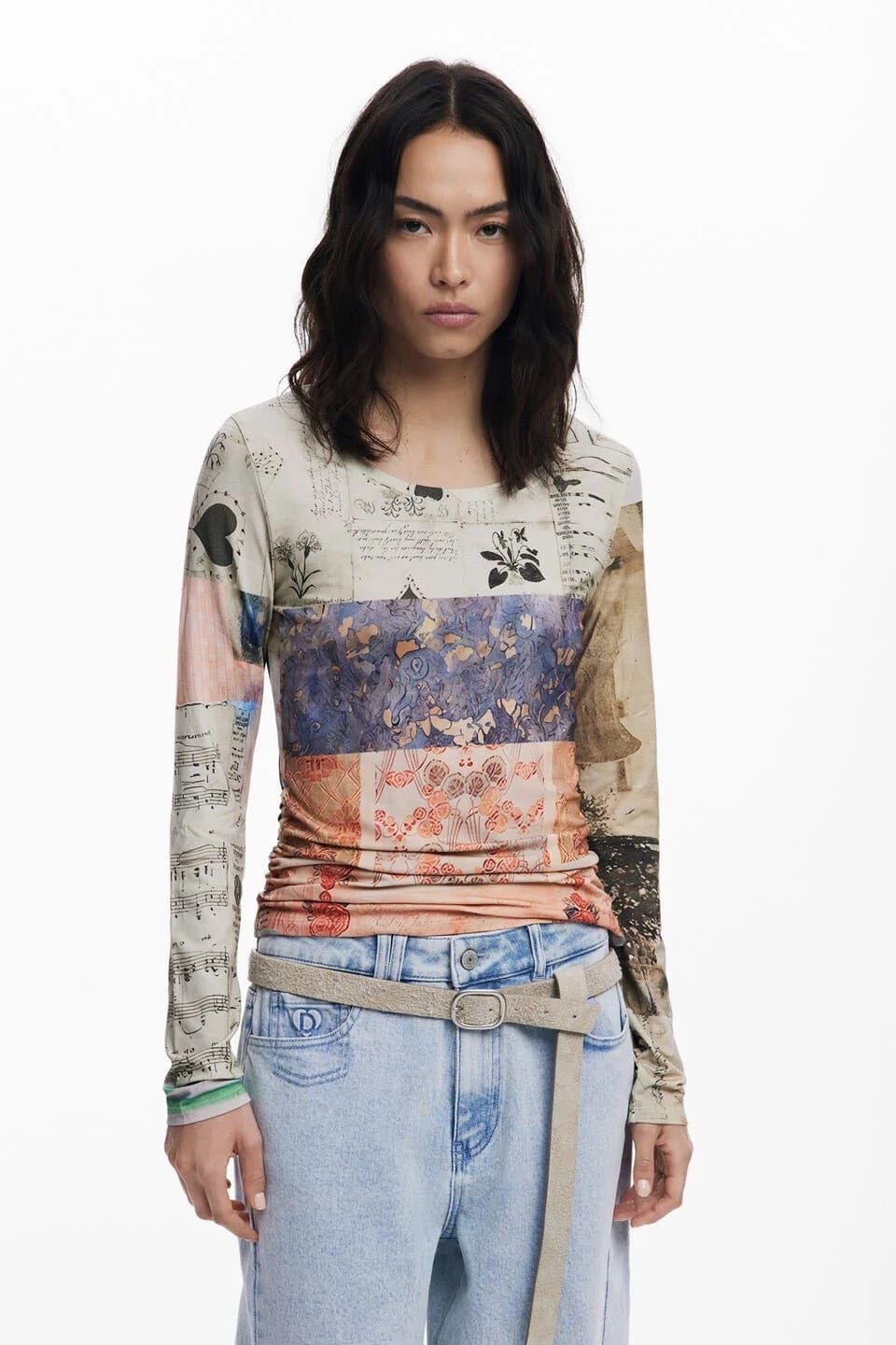 Desigual TS_limbani Blouse Mujer (Pack de 1)