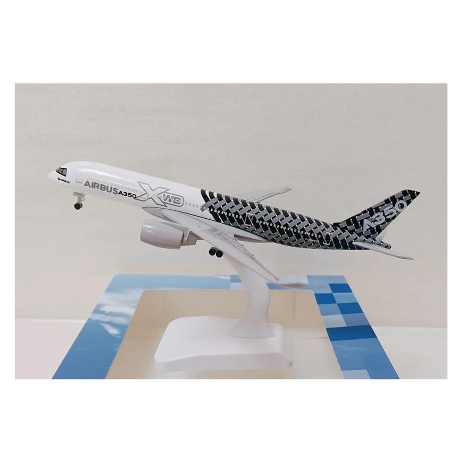 Aviones a Escala 20 CM para A350 350 Airlines Modelo de avión Modelo de avión Aleación fundida Aviones de Metal Decorar Oficina Adecuado para exhibición