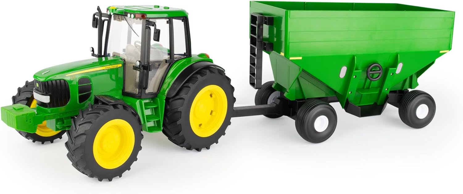 TOMY John Deere Big Farm Gravity Wagon - 1:16 Scale - Farm Toys for Kids - John Deere Toys - 3 Years and Up