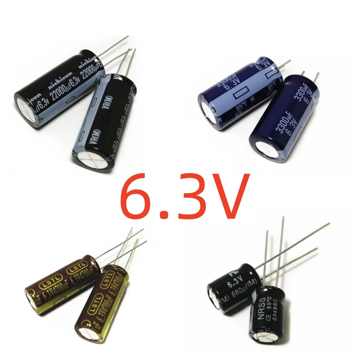 5/25/50 Pcs/Lot 6.3V 4700uF DIP High Frequency Aluminum Electrolytic Capacitor - (Temperature: 6.3V 4700UF 25 PCS)