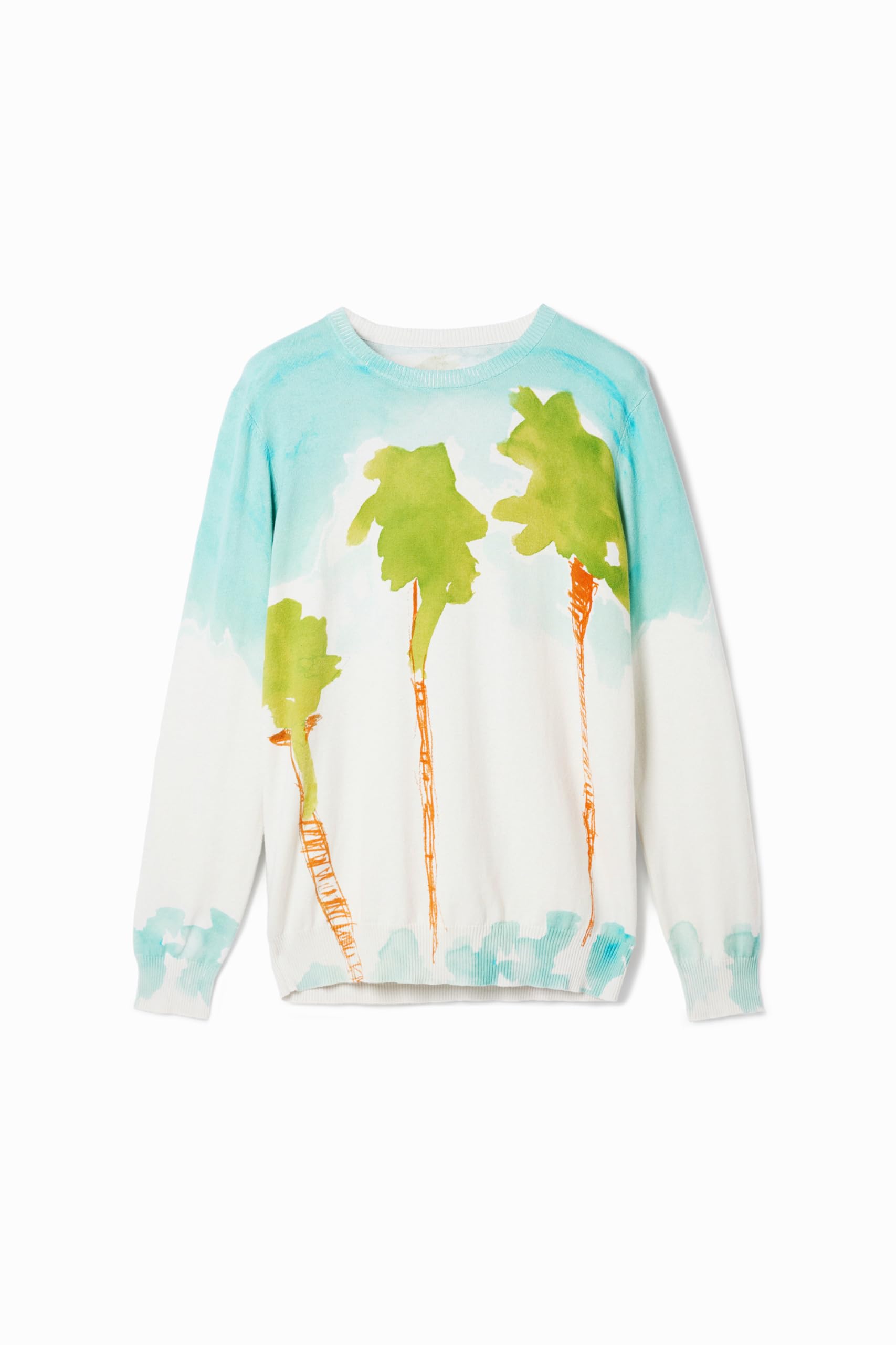 Desigual Jersey de Manga Larga para Hombre Sudadera Hombre