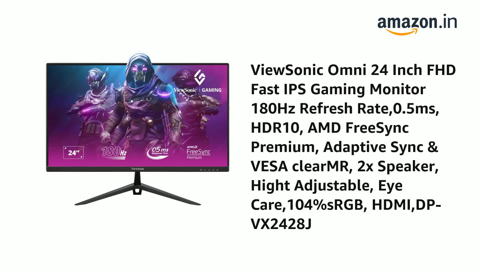 ViewSonic 60.96 Cm(24
