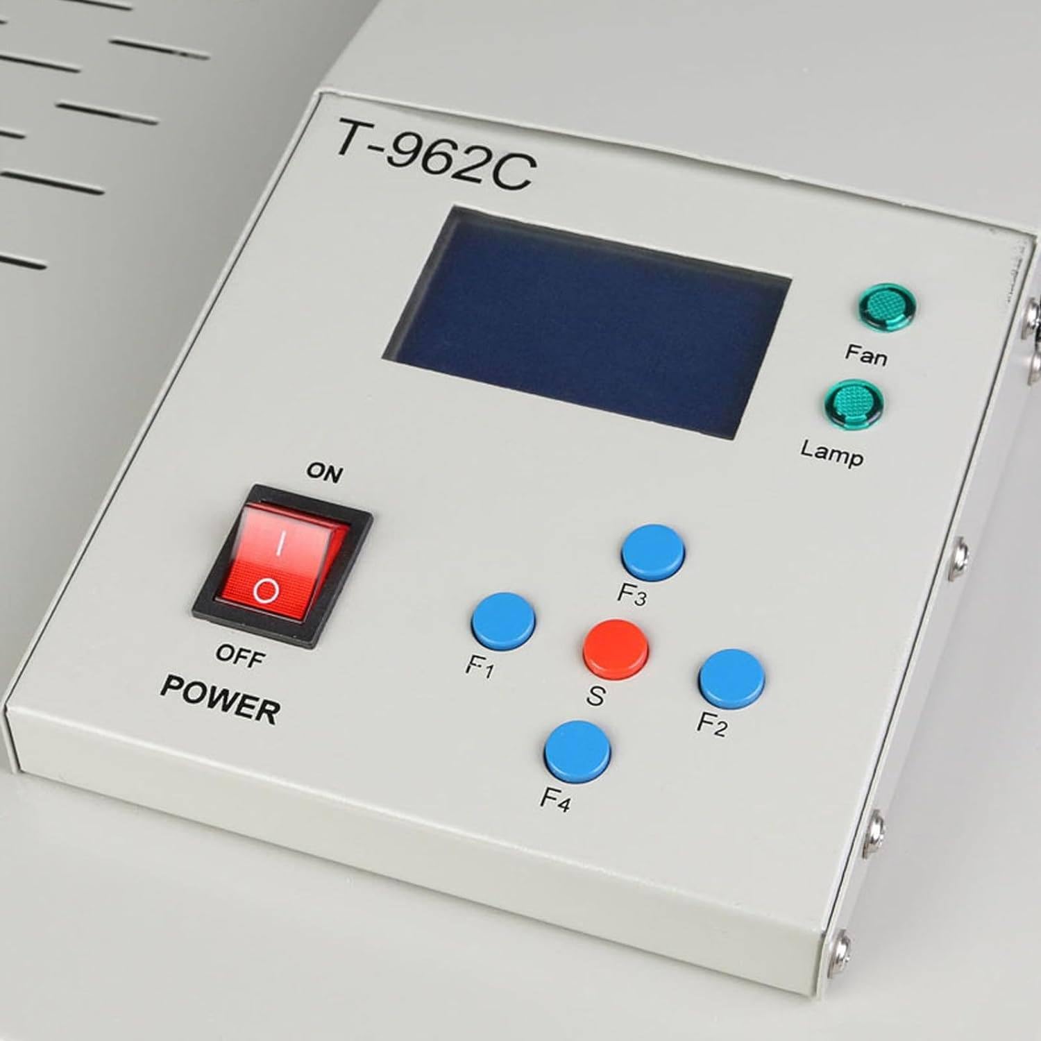 DPLXQPP Automatic Reflow Soldering Machine,Reflow Oven with Hot Air Circulation,PCB Desktop Reflow Oven,Professional Heater,T-962C-220V