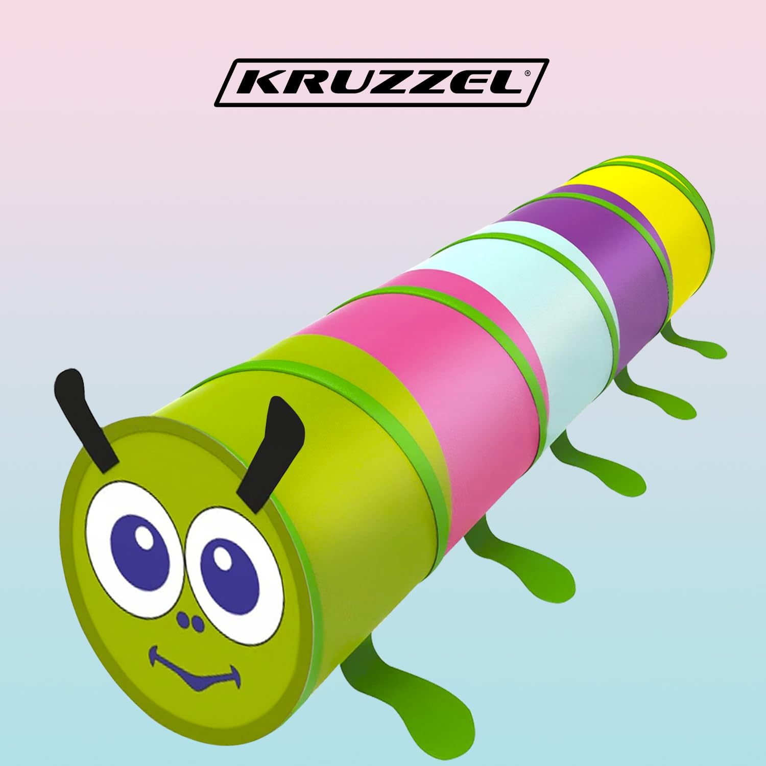 KRUZZEL Tunnel da gioco Pup-Up 46 x 165 cm, multicolore 23926