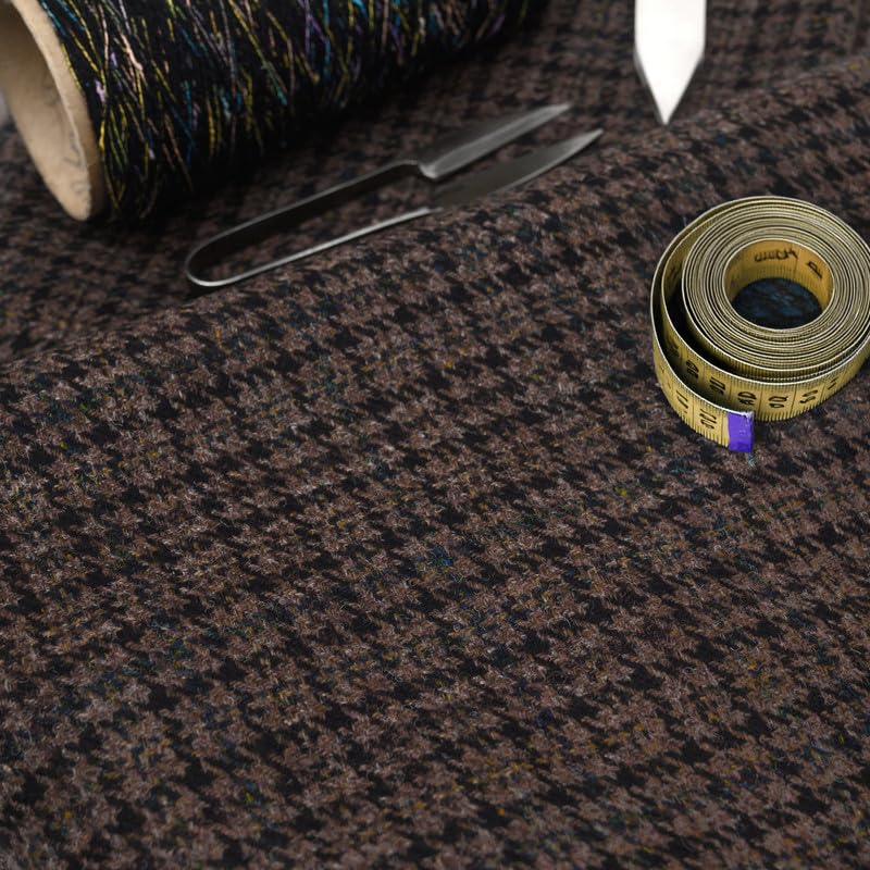 Mondo Italia English Tweed Glen Check Unstitched 2m 2
