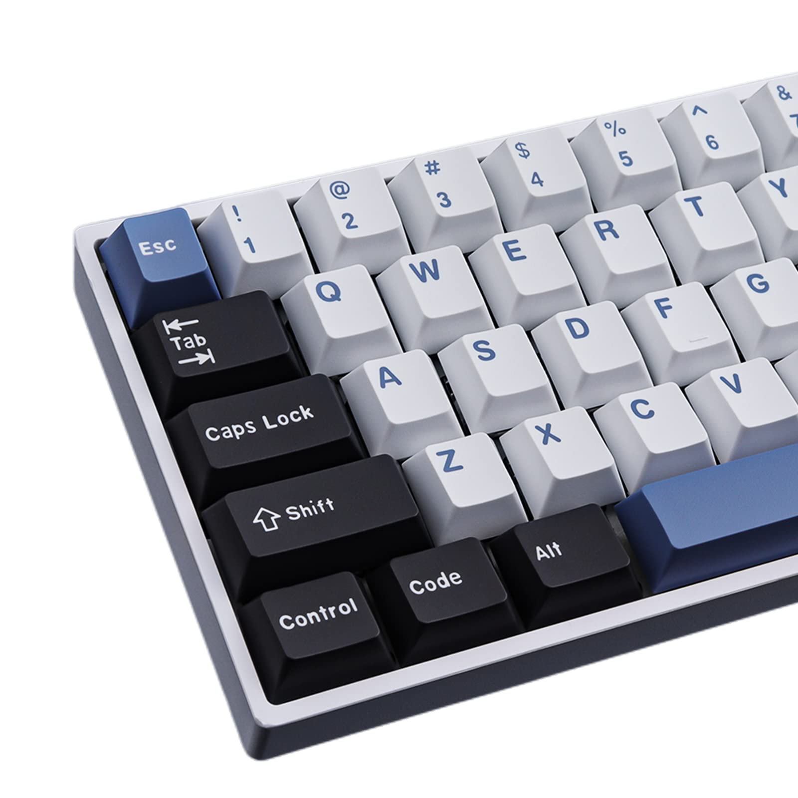 SunzitKeycaps, Double Shot Keycaps 171 Keys Keycaps Cherry Profile ABS Keycaps Full Set Arctic Circle Dye Sublimation Keycaps for ISO ANSI Layout Mechanical Keyboard