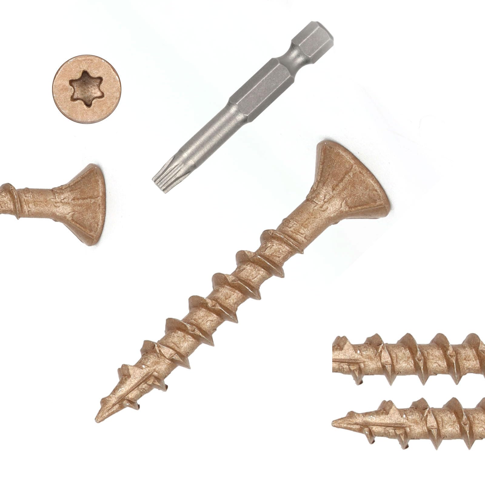 Bobibbi Deck Screws #10 x 3" - 5lb Pack -17