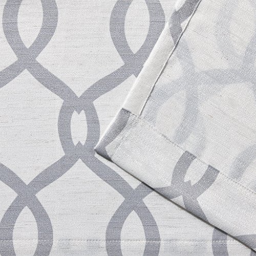 Exclusive Home Curtains Kochi Grommet Top Panel Pair, Dove Grey, 52x84, 2 Piece, W 54" x L 84" (2 Panels) - Image 4