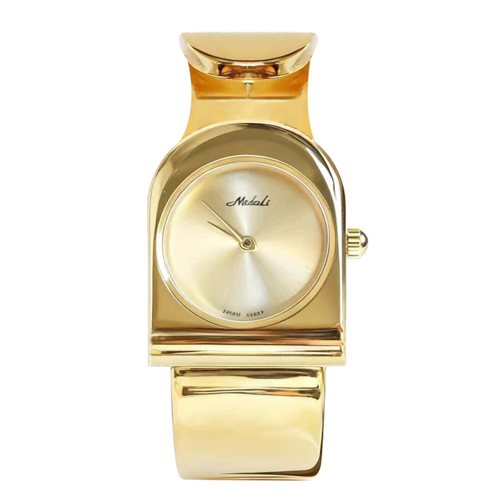 Luxury Dainty Gold Women’s Bangle Quartz Watch – Elegant Metal Cuff Bracelet Design, Fashion Dress Watch for Ladies, Fits Wrist up to 6.3in, Gift for Her-image-44