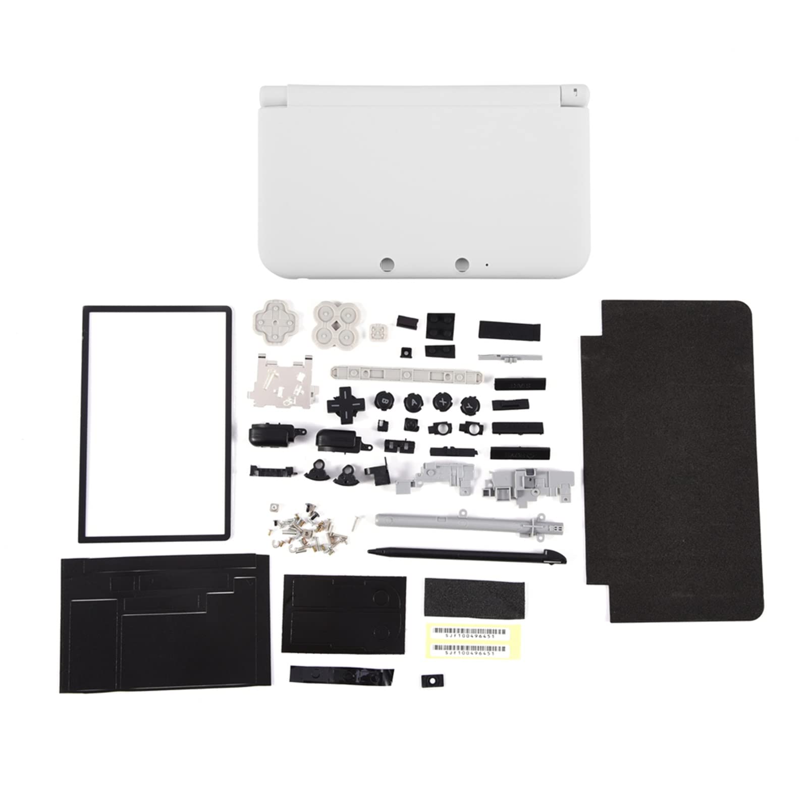 Funda de plástico, fácil de instalar, profesional, resistente, compacta para 3DS XL (blanco) Videojuegos y periféricos